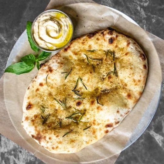 Meal card cover for: Garlic Bread & Hummus