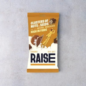 Meal card cover for: Raise Caramel Sea Salt