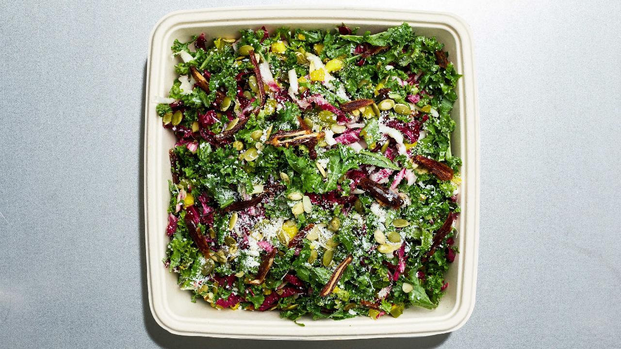 Meal card cover for: Kale Harvest