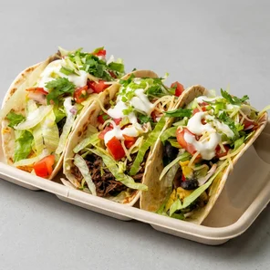 Meal card cover for: Chorizo Taco