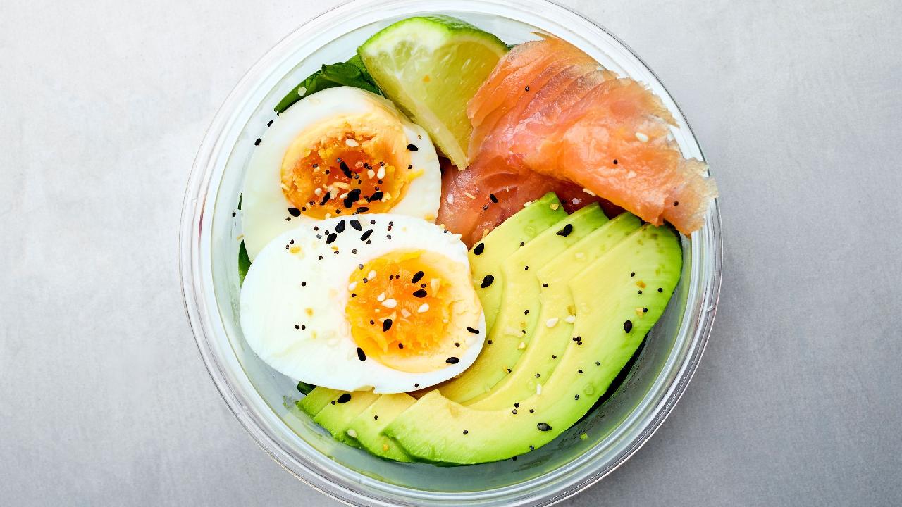 Meal card cover for: Salmon Avo Egg Power Pot