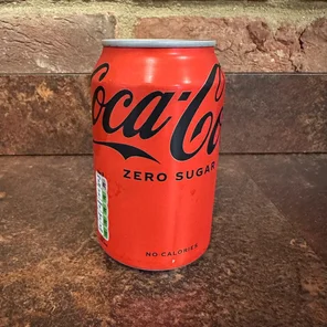 Meal card cover for: Coke Zero