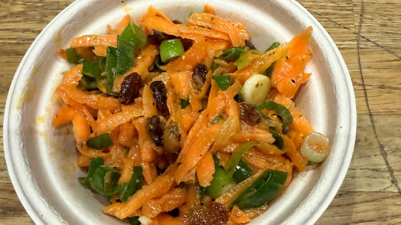 Meal card cover for: Carrot Salad