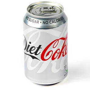 Meal card cover for: Diet Coke