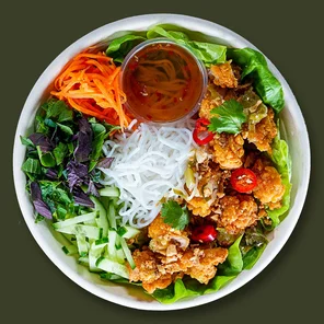 Meal card cover for: Crispy Chicken Noodle salad