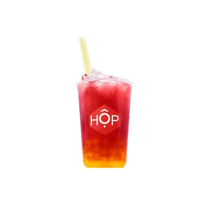 Meal card cover for: Raspberry Tea & Mango Boba (VE)
