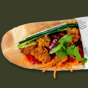 Meal card cover for: Crispy Chicken Banh Mi