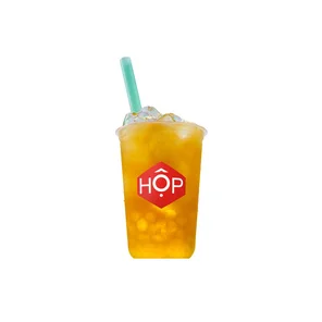 Meal card cover for: Peach Tea & Mango Boba (VE)