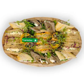 Meal card cover for: Vegetarian Sandwich Platter - 6 sandwiches