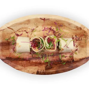 Meal card cover for: Moroccan Fable Mushrooms & Houmous Wrap