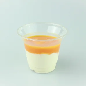 Meal card cover for: Soya Yoghurt Pot with Apricot Coulis