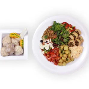 Meal card cover for: Meze Sharing Vegetarian - 5-7 people