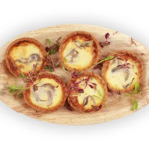 Meal card cover for: Stilton & Caramelised Red Onion Tart