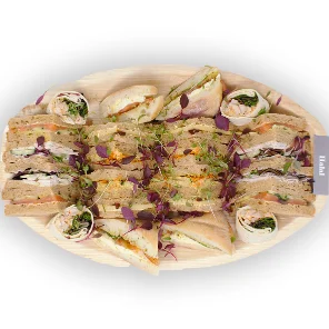 Meal card cover for: Halal Sandwich Platter - 6 sandwiches