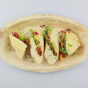 Meal card cover for: Avocado & Mediterranean Vegetables in a Piedmont Baguette
