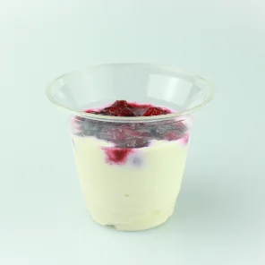 Meal card cover for: Soya Yoghurt Pot with Spiced Cranberry Compote