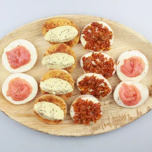 Meal card cover for: Mini Open Bagel Platter