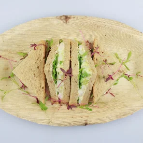 Meal card cover for: Prawn, Avocado & Rocket on Malted Grain