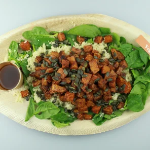 Meal card cover for: Roast Butternut Squash, Spinach & Couscous - 6-8 portions