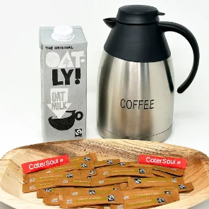 Meal card cover for: Flask of Organic Coffee (vegan, g, d) - OAT MILK