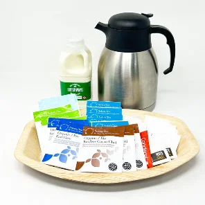 Meal card cover for: Flask of Hot Water and Selection of Teas