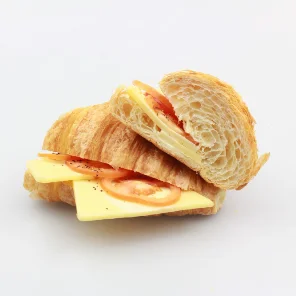 Meal card cover for: Cheese & Tomato All Butter Croissant - large