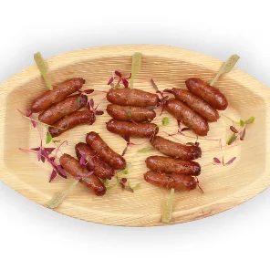 Meal card cover for: Cocktail Sausages with Honey & Soy - 3 per portion