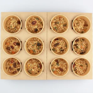 Meal card cover for: Gingerbread Granola & Honey - Mini Shots - 12