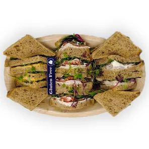 Meal card cover for: Small Sandwich Platter on Gluten Free Bread - 3 sandwiches