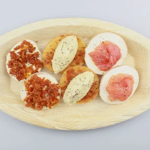 Meal card cover for: Small Mini Open Bagel Platter