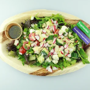 Meal card cover for: Small Feta with Tomato, Coriander & Toasted Almond Salad - 3-4 portions