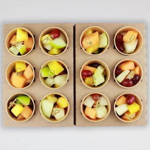 Meal card cover for: Cut Fruit - 12 Mini Pots