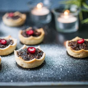 Meal card cover for: Small Mini Mince Tart Platter