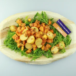 Meal card cover for: Small Moroccan Roasted Butternut Squash & Potato Salad with Chilli Oil Dressing - 3-4 portions