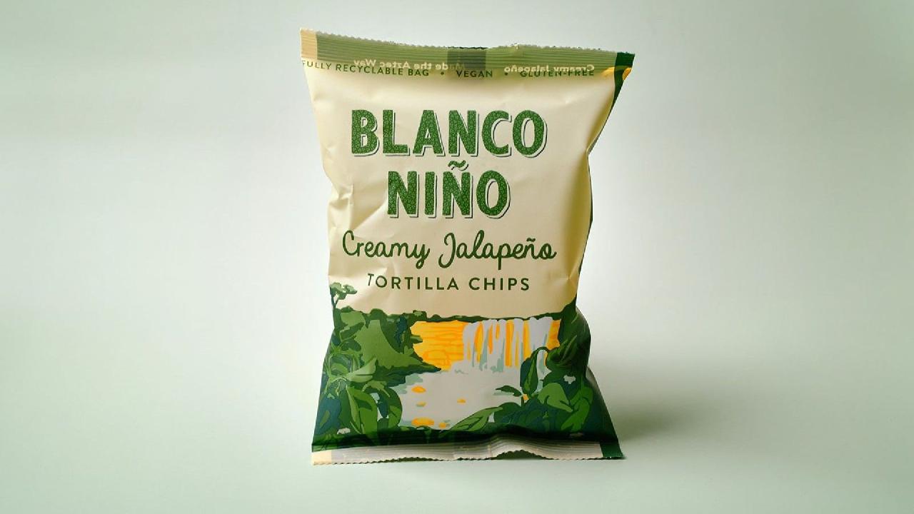 Meal card cover for: Blanco Niño - Creamy Jalapeño Tortilla Chips