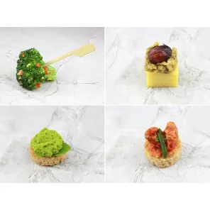 Meal card cover for: Vegan Canape Selection - Box of 36