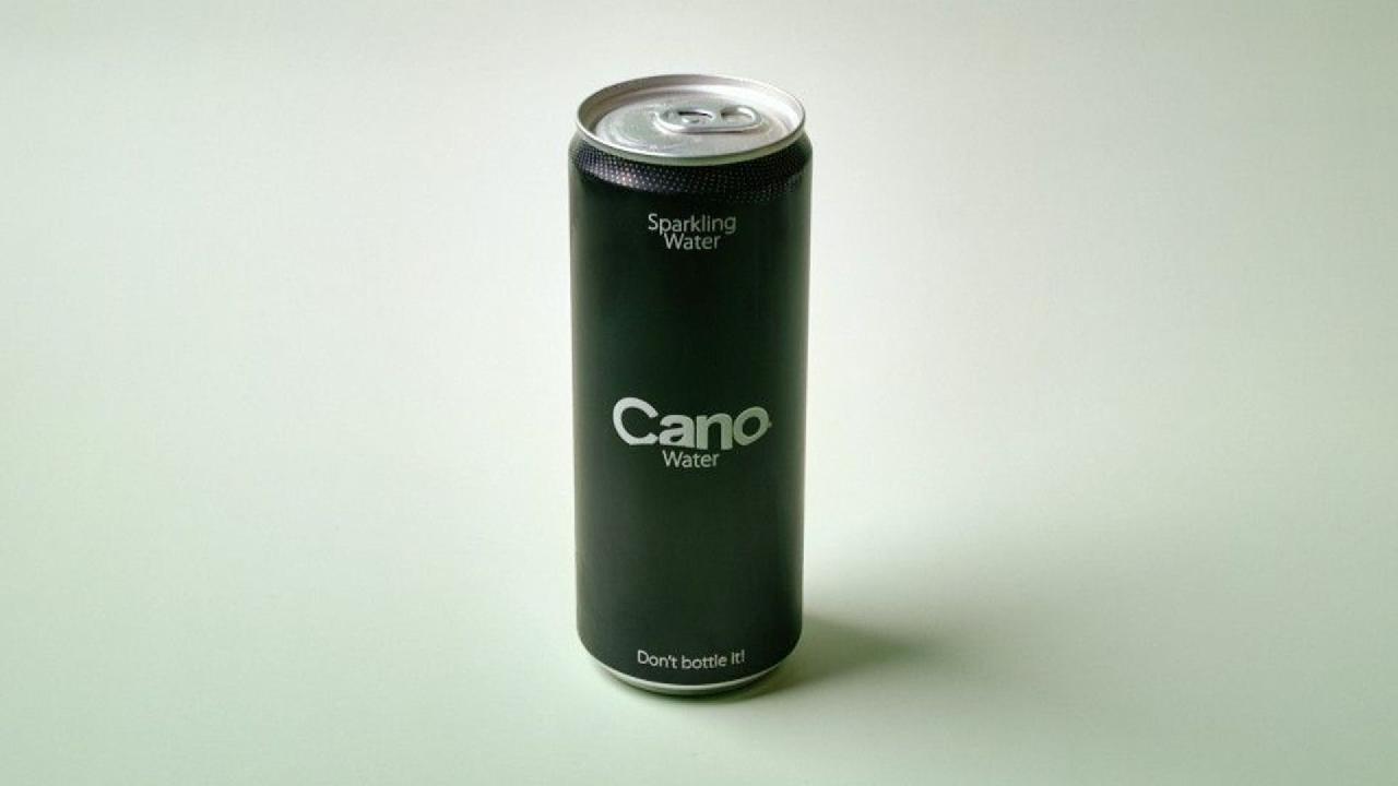 Meal card cover for: Cano Sparkling Water