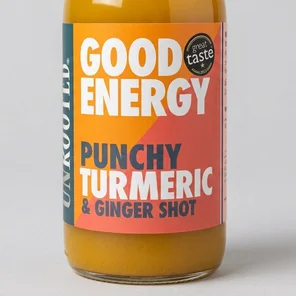 Meal card cover for: Unrooted Punchy Turmeric & Ginger Shot