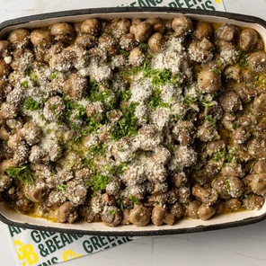 Meal card cover for: Thyme Roasted Mushrooms (Serve 2-4 )
