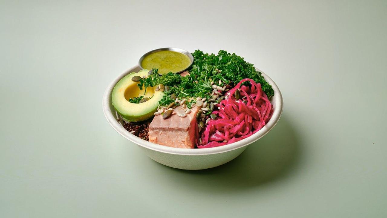 Meal card cover for: Salmon Avocado