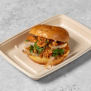 Meal card cover for: Scrambled Egg Shakshuka Brioche Bun