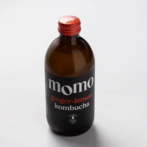 Meal card cover for: Momo Kombucha Ginger Lemon