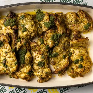 Meal card cover for: Chimichurri Chicken harvest ( Serve 2-4 )
