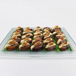 Meal card cover for: Stilton Stuffed Medjool Date