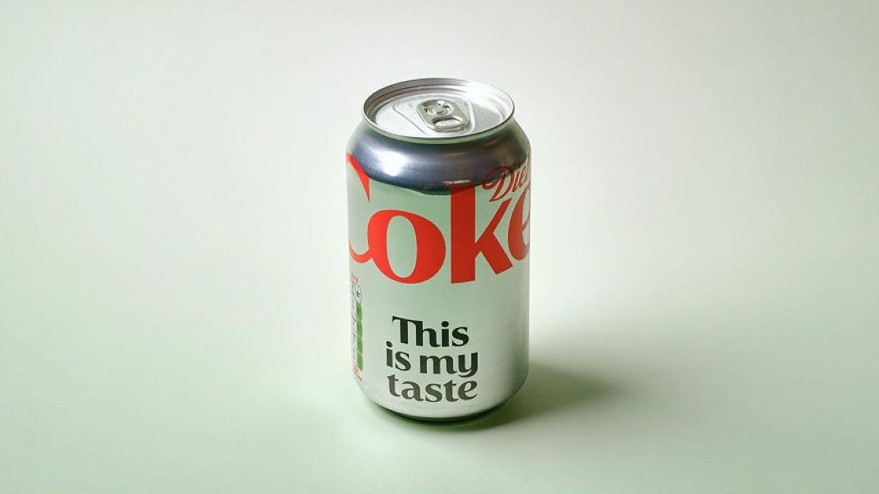 Meal card cover for: Diet Coke