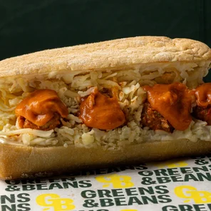 Meal card cover for: Meatball Marinara Ciabatta