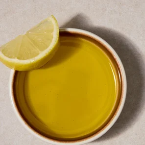 Meal card cover for: Olive Oil & Lemon