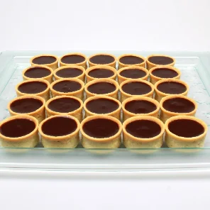 Meal card cover for: Chocolate & Orange Tartlet