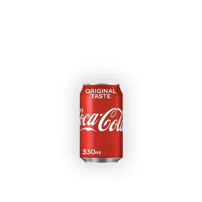 Meal card cover for: Coke - 330ml can