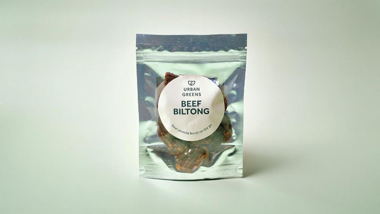 Meal card cover for: UG Beef Biltong